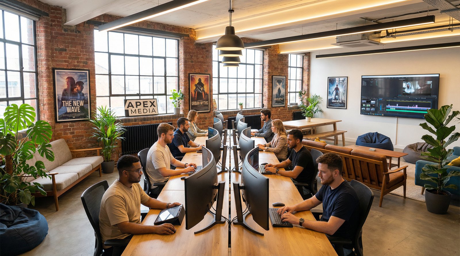 小蓝视频办公环境